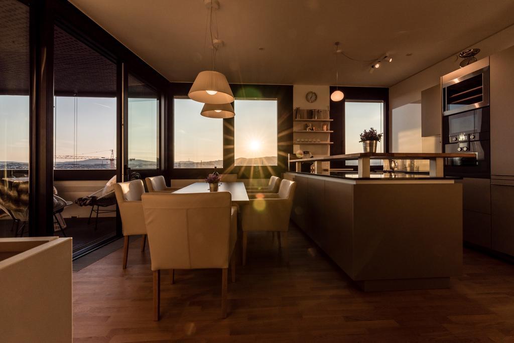 Skyflats Vienna - Rooftop Apartments Rum bild