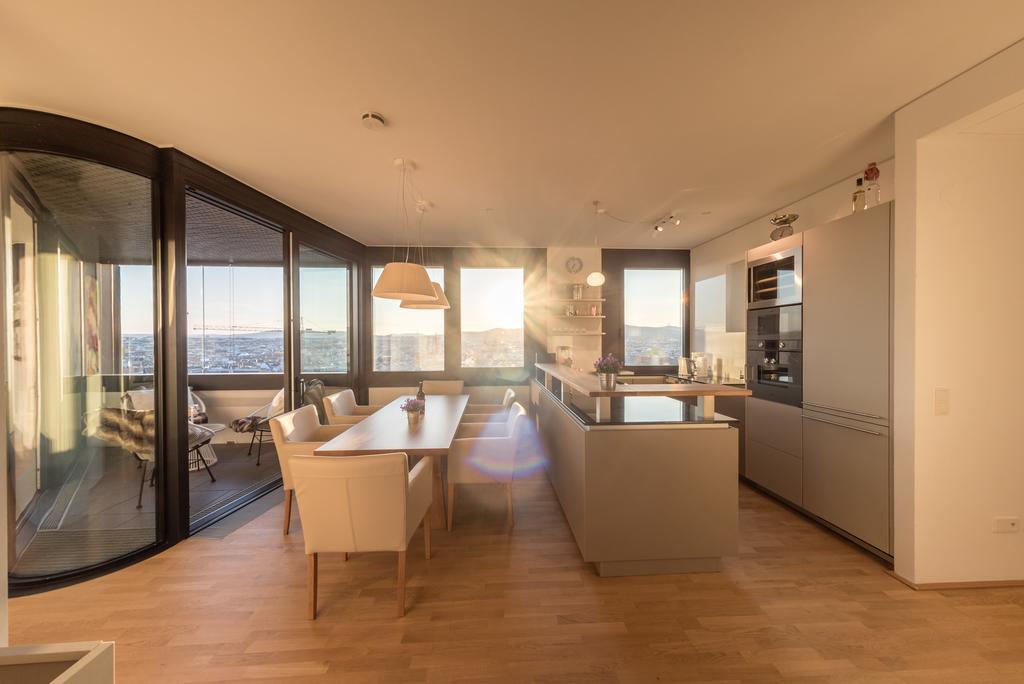 Skyflats Vienna - Rooftop Apartments Rum bild